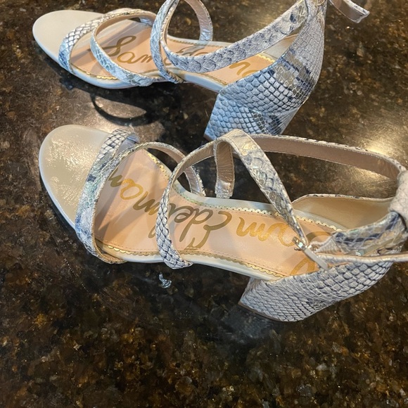 Sam Edelman snake skin strappy heel - Picture 3 of 6